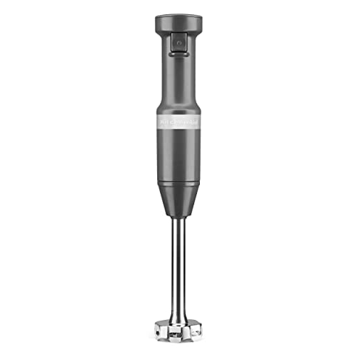 KitchenAid Variable Speed Corded Hand Blender, KHBV53, Charcoal Grey