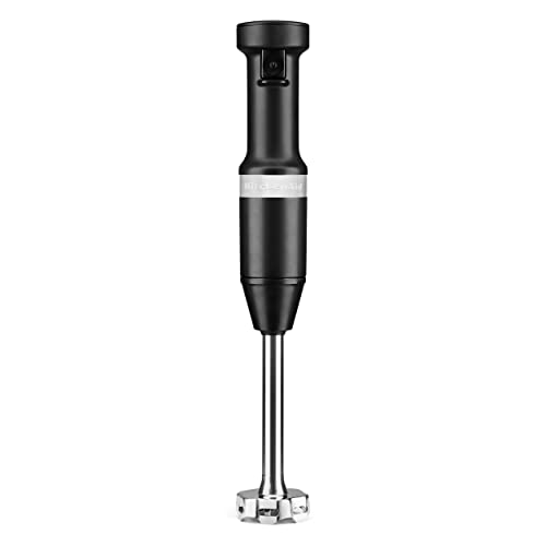 KitchenAid Variable Speed Corded Hand Blender, KHBV53, Matte Black