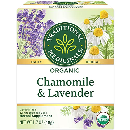 Traditional Medicinals Organic Chamomile & Lavender, 32 Tea Bags