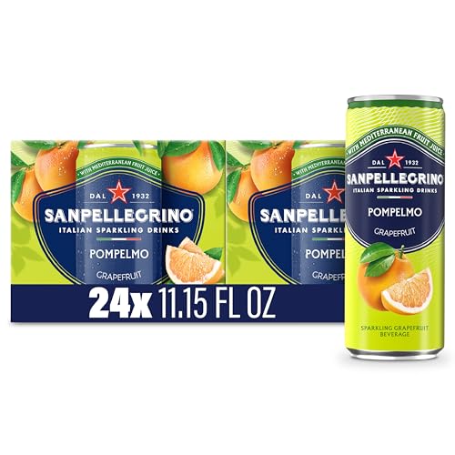 Sanpellegrino Crafted Soda Italiana, Grapefruit, 24 Pack