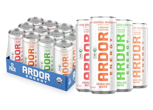 ARDOR ENERGY Tropical Variety Sparkling Water Unsweetened 0 Calorie 12pk