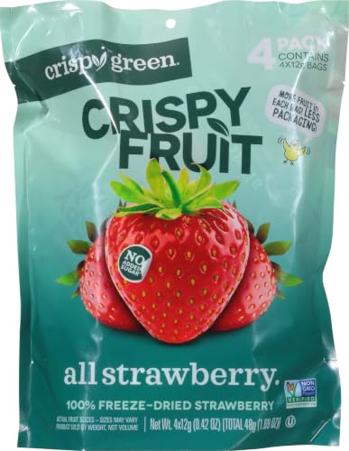 CRISPY GREEN Freeze Dried Strawberry, 1.69 OZ