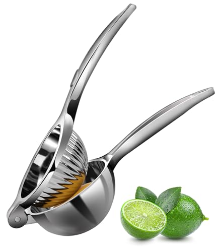 Rekix Lemon Squeezer, Heavy Duty Manual Citrus Juicer for Lemons & Limes
