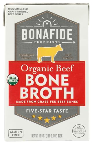 Bonafide Provisions, Organic Bone Broth Beef, 16.9 Ounce