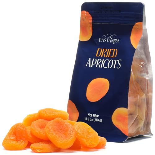 Eastanbul Dried Apricots, No Sugar Added, Whole Turkish Apricots, 14.5oz