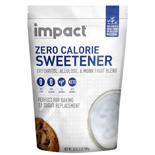 Impact - Allulose Monk Fruit & Erythritol Sweetener Blend - 2 lb