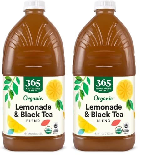 365 by Whole Foods Market, Organic Lemonade & Black Tea Blend, 64 Fl Oz (Pack of 2)
