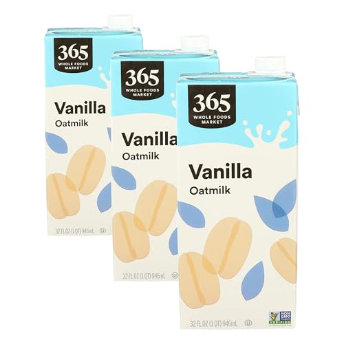365 by Whole Foods Market, Vanilla Oatmilk, 32 Fl Oz (Pack of 3)