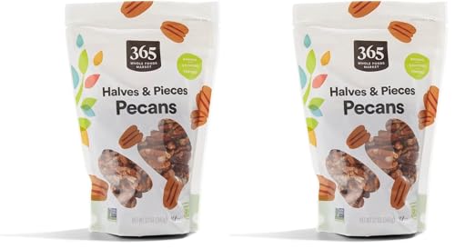 365 by Whole Foods Market, Pecan Halves, 12 Ounce (Pack of 2)