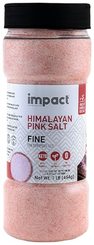 Impact - Fine Himalayan Pink Sea Salt - Shaker - 1 lb