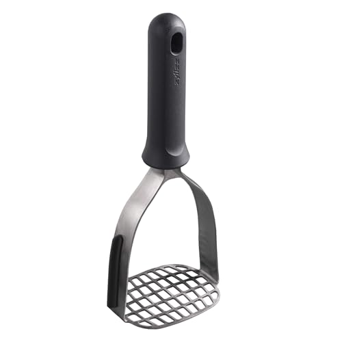 Zyliss Stainless Steel Potato Masher, Non-Slip Handle, 10"