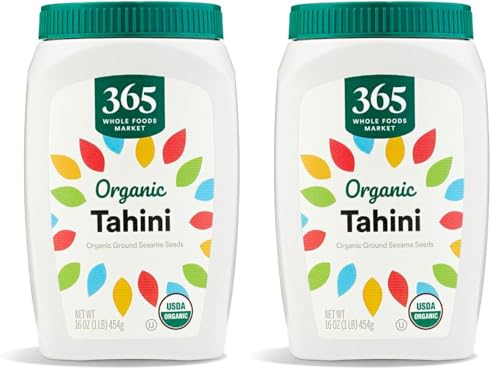 365 by Whole Foods Market, Organic Tahini, 16 Ounce (Pack of 2)