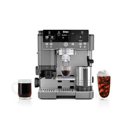 Ninja Luxe Café Premier Espresso & Rapid Cold Brew, Gunmetal, ES601GM