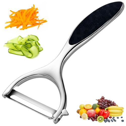 Vegetable peelers for Kitchen, Y shaped peeler for Vegetables, Fruits, Potatoes with Ergonomic Grip, 1 Pack