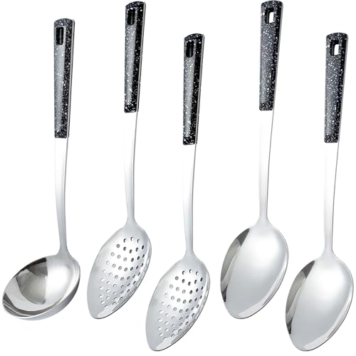 5-Piece Stainless Steel Serving Spoon Set