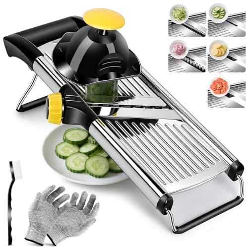 Masthome Mandoline Slicer for Kitchen,Adjustable Mandoline Food Slicer