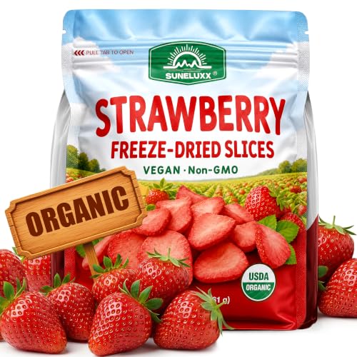 Organic Freeze Dried Strawberries Slices, Dehydrated Strawberry Fruit