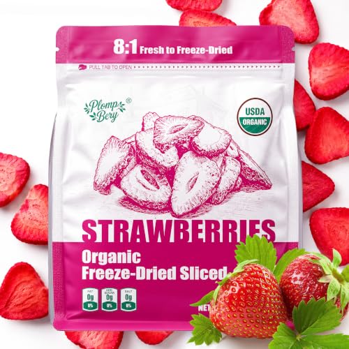 Organic Freeze Dried Strawberries Slices Dehydrated Dry Strawberry for Cake