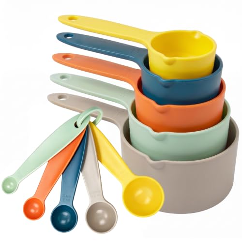 AskBed 10 pcs Measuring Cups & Spoons Set, Kitchen Gadgets