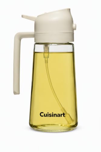 Cuisinart 2‑in‑1 Oil Sprayer & Pourer – Refillable Oil Mister, Controlled Spray or Stream, Ideal for Cooking, Roasting & Grilling