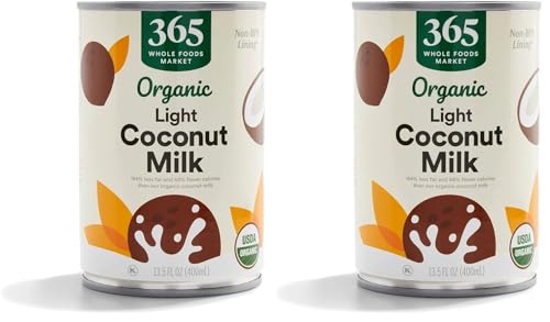 365 by Whole Foods Market, Organic Light Coconut Milk, 13.5 Ounce (Pack of 2)