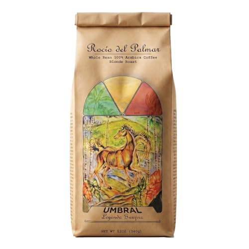 UMBRAL COFFEE, Blonde Roast Whole Bean, Ethiopian Yirgacheffe, Rocío del Palmar 12oz