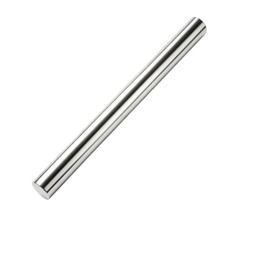GREATLINK Stainless Steel Rolling Pin - Metal French Rolling Pins for Baking - 16.8 Inch Heavy Duty Large Dough Roller for Pizza, Pasta, Bread, Tortilla, Cookie, Pie & Pastry, Baking Supplies, 1Pcs