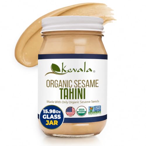 kevala Organic Sesame Tahini lb (15.99 oz, Organic Sesame Tahini)